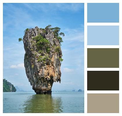 James Bond Island Phuket Province Phang Nga Bay Image